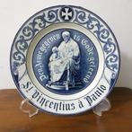 Antiek wandbord Heilige Vincentius a Paulo [1550], Antiek en Kunst, Ophalen of Verzenden