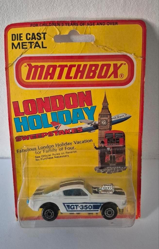 Matchbox Shelby Mustang GT-350, Hobby & Loisirs créatifs, Voitures miniatures | Échelles Autre, Utilisé, Voiture, Enlèvement ou Envoi