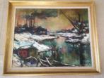 Haventje in de winter - Frater Alfons Aerts (1919 -1979), Ophalen