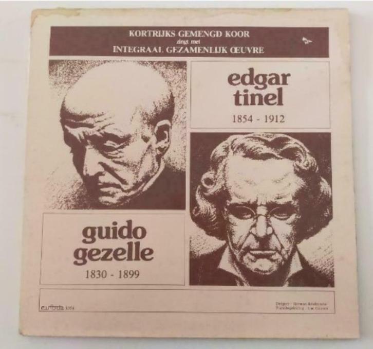 Vinyl LP Guido Gezelle Edgar Tinel Koor Kortrijk klassiek, Cd's en Dvd's, Vinyl | Nederlandstalig, 12 inch, Ophalen of Verzenden