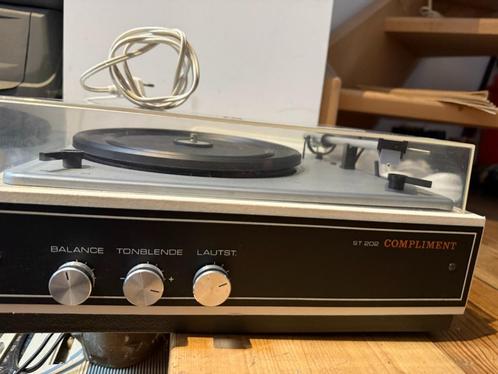 Vintage platenspeler met saffier als nieuw, Audio, Tv en Foto, Platenspelers, Platenspeler, Overige merken, Ophalen