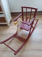 Houten schommelpaard, Ophalen