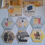 8 sous-verres à bière HOEGAARDEN, Comme neuf, Enlèvement ou Envoi