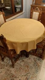 zware antieke tafel met mooie stoelen, Ophalen