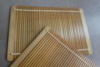 2 Beaux Sets de Table en Bambou : 31 x 46 cm., Huis en Inrichting, Keuken | Textiel, Zo goed als nieuw, Ophalen, Placemat, Overige kleuren