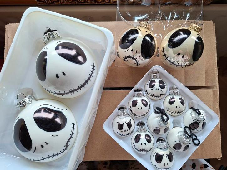 The Nightmare before Christmas kerstballen, Diversen, Kerst, Zo goed als nieuw, Ophalen of Verzenden