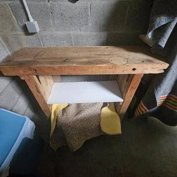 Établi en bois (petit) passe partout voir mesure beschikbaar voor biedingen