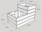 kratten kisten, Maison & Meubles, Autres essences de bois, Moins de 50 cm, Moins de 50 cm, Enlèvement ou Envoi