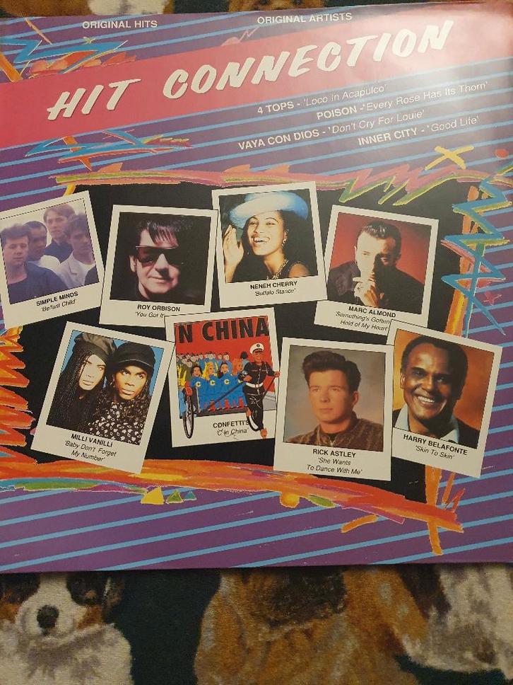 LP - Various – Hit Connection - 1989, Cd's en Dvd's, Vinyl | Rock, Zo goed als nieuw, Poprock, 12 inch, Ophalen of Verzenden