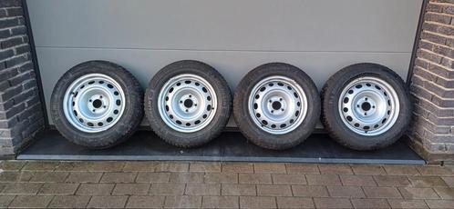 Velgen met Winterbanden 195/65/15 Peugeot/Citroën 4x108., Auto-onderdelen, Banden en Velgen, Band(en), Winterbanden, Ophalen
