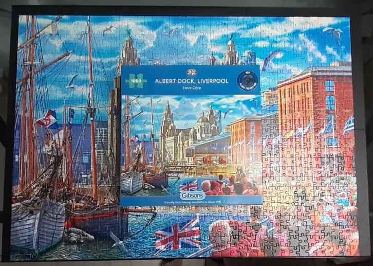 Puzzel 1000 stukjes, Hobby en Vrije tijd, Denksport en Puzzels, Zo goed als nieuw, Legpuzzel, 500 t/m 1500 stukjes, Ophalen