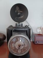 Leuk vintage look fototoestel met klok ( met batterij), Verzamelen, Ophalen, Fototoestel