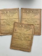 3 oude spaarzegelboekjes uit Geel, Livres, Histoire & Politique, Enlèvement ou Envoi
