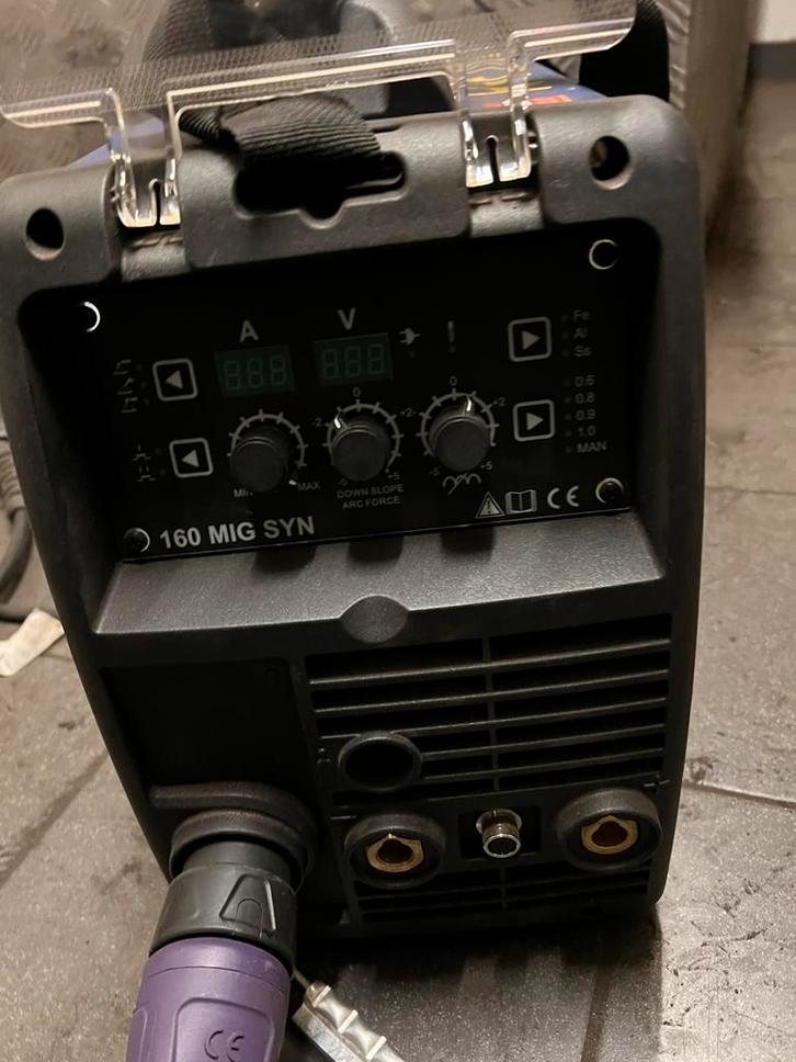 ROWAC 160 MIG SYN professionele laspost + koffer, Doe-het-zelf en Bouw, Gereedschap | Lasapparaten, Zo goed als nieuw, Inverter