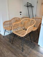 4 rotan stoelen voor binnen en buiten gebruik, Huis en Inrichting, Stoelen, Ophalen