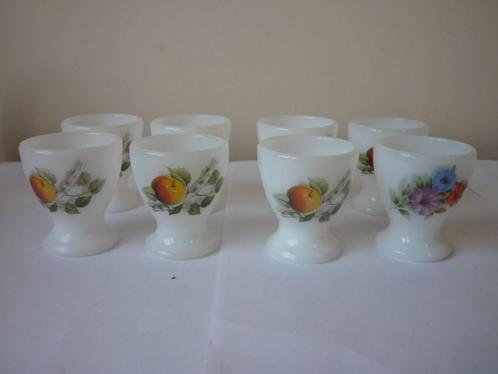 Arcopal - Lot de huit coquetiers, Huis en Inrichting, Keuken | Servies, Ophalen of Verzenden
