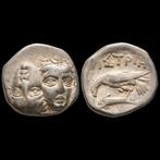 Thrace, Istros, Stater (400-350 avant JC), Envoi, Argent