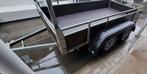 Aanhangwagen dubbelasser Remorque 750kg ongeremd, Auto diversen, Aanhangers en Bagagewagens, Ophalen of Verzenden