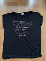 Zwarte T shirt maat 44/46, Kleding | Dames, T-shirts, Maat 42/44 (L), Ophalen of Verzenden, Zo goed als nieuw