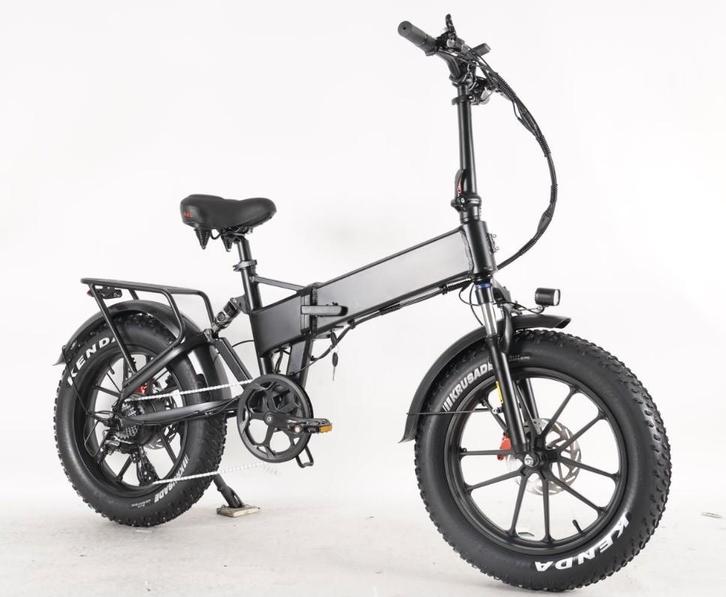 Luxe elektrische fatbike elektrische vouwfiets gashendel, Fietsen en Brommers, Fietsen | Vouwfietsen, Nieuw, 20 inch of meer, Totaal opvouwbaar