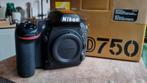 Nikon D750 full frame, Audio, Tv en Foto, Fotocamera's Digitaal, Gebruikt, Ophalen of Verzenden, Nikon