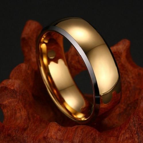 Trouwringen wolfraam 18 karaat verguld - Sabber, Handtassen en Accessoires, Ringen, Nieuw, Dame of Heer, Goud, Goud, Verzenden