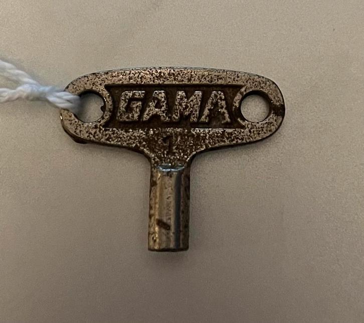 GAMA sleutel nr. 1 voor uw blikken speelgoed, Verzamelen, Speelgoed, Zo goed als nieuw, Verzenden