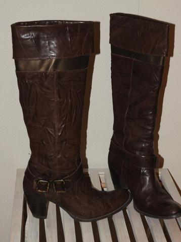 Volledig lederen laarzen - 41 - zeer goede staat beschikbaar voor biedingen