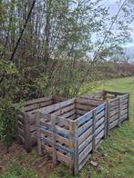 3 boîtes en bois sur palette, Bricolage & Construction, Enlèvement, Palette