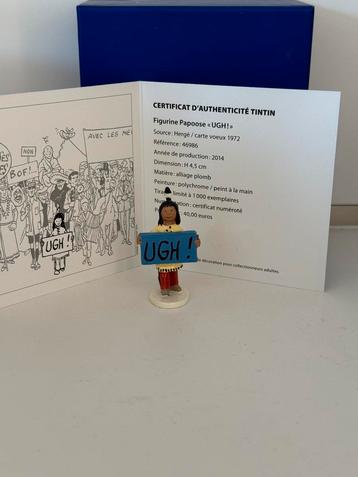 Papoose „Ugh” Tintin Pixi wenskaarten beschikbaar voor biedingen