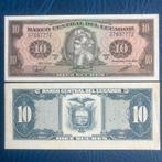 Ecuador - 10 Pesos 1988 - Pick 121 - UNC, Postzegels en Munten, Bankbiljetten | Amerika, Los biljet, Ophalen of Verzenden