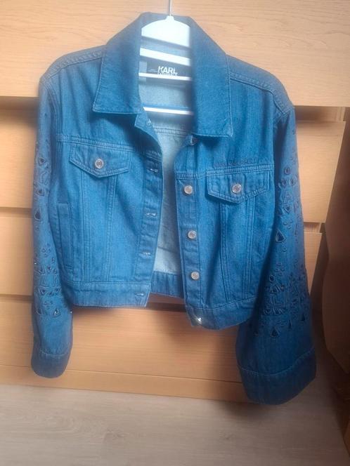 Nieuw jeansjack van Karl Lagerfeld S, Kleding | Dames, Jassen | Zomer, Nieuw, Ophalen of Verzenden