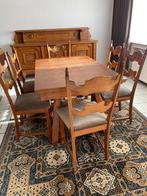 6 stoelen, eettafel , kasten, Huis en Inrichting, Ophalen, Gebruikt