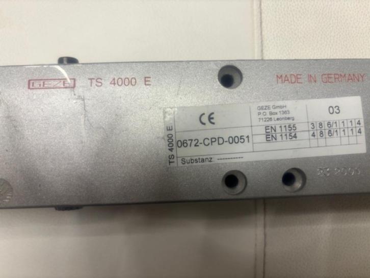 deurdranger GEZE TS 4000  openingsdemper, Doe-het-zelf en Bouw, Hang- en Sluitwerk, Gebruikt, Ophalen of Verzenden