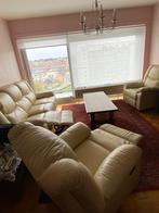 lederen witte salon, Huis en Inrichting, Ophalen, Zo goed als nieuw, Klassiek