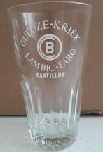 Kriek Lambic Faro Cantillon Model 2 van geuzeglas, Ophalen of Verzenden, Gebruikt, Bierglas