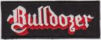 Bulldozer stoffen opstrijk patch embleem, Collections, Envoi, Neuf, Vêtements