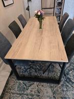 Tafel in industriële stijl, Ophalen, Gebruikt, Rechthoekig, Metaal