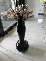 Vaas met kunststof bloemen, Ophalen, Zo goed als nieuw