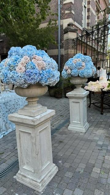 Pots de fleurs en béton majestueux et impressionnants sur de disponible aux enchères