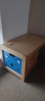 Houten speelgoed koffer, Ophalen