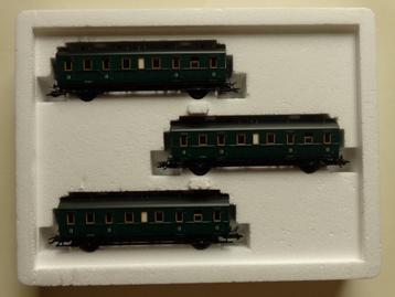 Marklin ho sncb/nmbs 4397 Coffret de 3 Voit. de 3ème Classe. beschikbaar voor biedingen