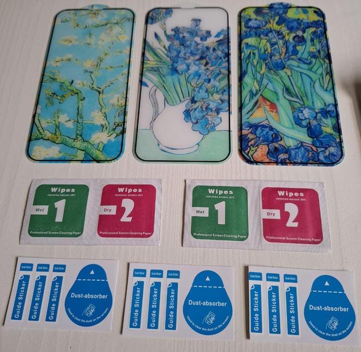 3 Barkin Arts tempered glass screenprotectors, Telecommunicatie, Mobiele telefoons | Hoesjes en Screenprotectors | Apple iPhone