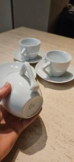 3 tasses/sous-tasses en porcelaine - hanse originale "bras", Enlèvement, Porcelaine