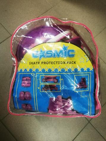 Pack Skate Et Protection Cosmic Junior Rose/Violet T 28/32 beschikbaar voor biedingen