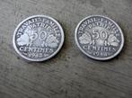 50 cent alu 1944B et 1943 france, Envoi, Monnaie en vrac, France