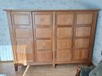 Grote houten kledingkast 4 deuren, Huis en Inrichting, Kasten | Kleerkasten, Ophalen