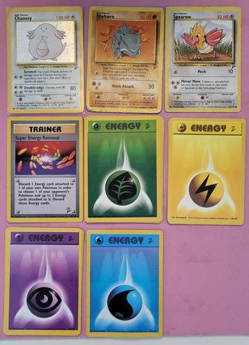 Set de base de cartes Pokémon 2 (ENG), Enlèvement ou Envoi, Utilisé, Plusieurs cartes
