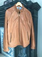 Veste en cuir Massimo Dutti, Massimo Dutti, Comme neuf, Brun, Taille 52/54 (L)