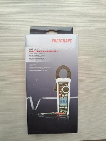 VOLTCRAFT VC-750 E Stroomtang, Multimeter Kalibratie (ISO) D beschikbaar voor biedingen